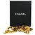 Collana Chanel Gold CC con pendente doppio cuore placcato oro D'oro - vista 9