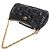 Borsa Satchel Gucci GG Matelassé Piccola in Pelle Nera Nero - vista 10