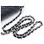 Borsa a tracolla Chanel 69900 in pelle nera Nero - vista 6