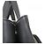 Borsa Chanel 93750 Nera e Bordeaux in pelle di vitello Nero Bordò - vista 5