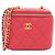 Borsa a tracolla Chanel AP1447 in pelle rossa Rosso