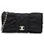 Borsa a tracolla Chanel AS4098 in raso nero