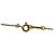 Tiffany & Co Collana Croce Elsa Peretti Small di Tiffany D'oro - vista 7