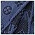Stola Logomania in lana e seta Louis Vuitton Blu - vista 4