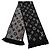 Stola con frange Monogram Louis Vuitton Nero Argento - vista 3