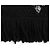 Stola con frange Monogram Louis Vuitton Nero Argento - vista 4