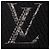 Stola con frange Monogram Louis Vuitton Nero Argento - vista 6