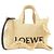 Borsa Loewe Font Tote Small Beige