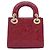 Borsa Christian Dior Lady Mini M0505OWCB Rosso - vista 2