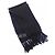 Stola in cashmere nera Saint Laurent Nero