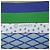 Hermès Twilly in seta Hermes Grand Theatre Nouveau Bianco Blu Verde - vista 8