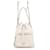 Prada Duet Triangle Lederhandtasche Weiß