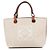 Loewe Anagram Small Shopper aus Canvas und Leder Braun Beige