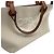 Loewe Anagram Small Shopper aus Canvas und Leder Braun Beige - Ansicht 13