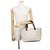 Loewe Anagram Small Shopper aus Canvas und Leder Braun Beige - Ansicht 4