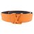 Louis Vuitton M0582 Gürtel Schwarz Orange