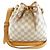 Borsa a tracolla Louis Vuitton Damier Azur Noe BB Blu