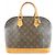 Louis Vuitton Monogram Alma PM Handtasche Braun - Ansicht 2