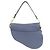 Borsa a tracolla Christian Dior Saddle M0446CCEH Blu - vista 2