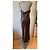 Christian Dior Boutique Paris Abito Maxi in Seta e Pizzo Marrone scuro - vista 9