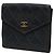 Chanel Coco Mark Bicolore Bi-fold Wallet Black - view 2