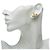 Orecchini a lobo Chanel Coco Mark Clover D'oro - vista 5