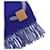 Sciarpa Loewe in cashmere blu navy e grigio Marrone - vista 2