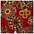 Foulard in seta multicolore Chanel Rosso - vista 3