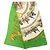 Hermès Foulard Hermes Carre 90 LA PROMENADE DE LONGCHAMPS Multicolore Verde - vista 2