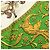 Hermès Foulard Hermes Carre 90 LA PROMENADE DE LONGCHAMPS Multicolore Verde - vista 4