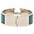 Hermès Bracciale Hermes Clic Clac H PM Verde - vista 3