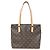 Borsa Louis Vuitton Monogram Cabas Piano Marrone