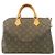 Borsa Boston Louis Vuitton Monogram Speedy Marrone