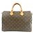 Borsa Boston Louis Vuitton Monogram Speedy 35cm Marrone