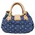 Borsa Louis Vuitton Monogram Denim Pleaty Blu - vista 2