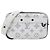 Borsa Portafoglio Portatile Louis Vuitton Monogram Shadow Alpha Bianco