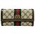 Portafoglio lungo Continental Balenciaga x Gucci Hacker Marrone Beige