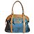 Borsa Loewe Anagram blu in pelle e nylon