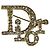 Spilla Christian Dior con strass