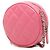 Borsa a tracolla con catena Chanel Matelassé Coco Mark Rosa - vista 2