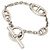 Hermès Bracciale Charm T-bar Hermes Chaine d'Ancre Farandole Argento - vista 2