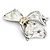 Tiffany & Co Spilla a Nastro Tiffany Vintage in Oro 18K e Argento 925 D'oro - vista 3
