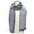 Christian Dior Dior Homme Stola 100% Wolle Grau Braun - Ansicht 2
