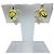 Orecchini Chanel B25P Coco Mark Star Crystal Argento Rosa - vista 3