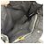 Hermès Fourre-Tout Bolsa de mão em algodão/Tote Bag Marrom Preto - vista 5