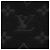 Stola in lana Monogram con frange nera Louis Vuitton Nero - vista 7
