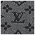Stola Monogram in lana Louis Vuitton Marrone Nero - vista 7