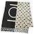 Sciarpa in cashmere Monogram con frange Louis Vuitton Marrone Nero