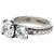 Bottega Veneta Intrecciato Bandring aus Silber