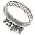 Bottega Veneta Intrecciato Bandring aus Silber - Ansicht 4